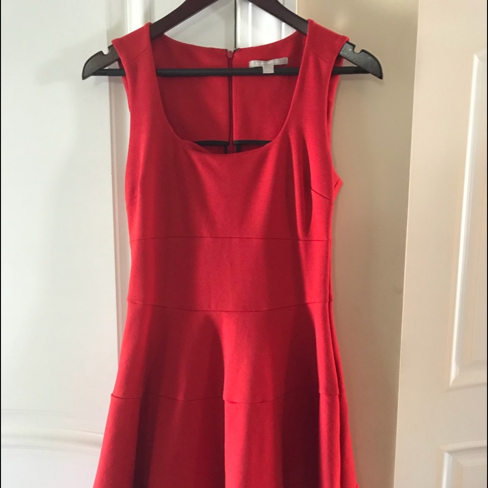 Banana republic red tank dress